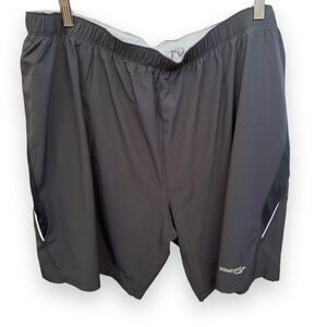 Saucony Black Men’s Athletic Gym Shorts, Size XXL